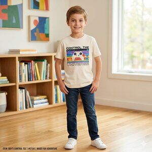 Old Navy "Control the Universe" Gamer T-Shirt Youth L